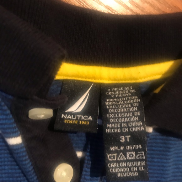 Boys 3T Nautica polo shirt. - Picture 2 of 2